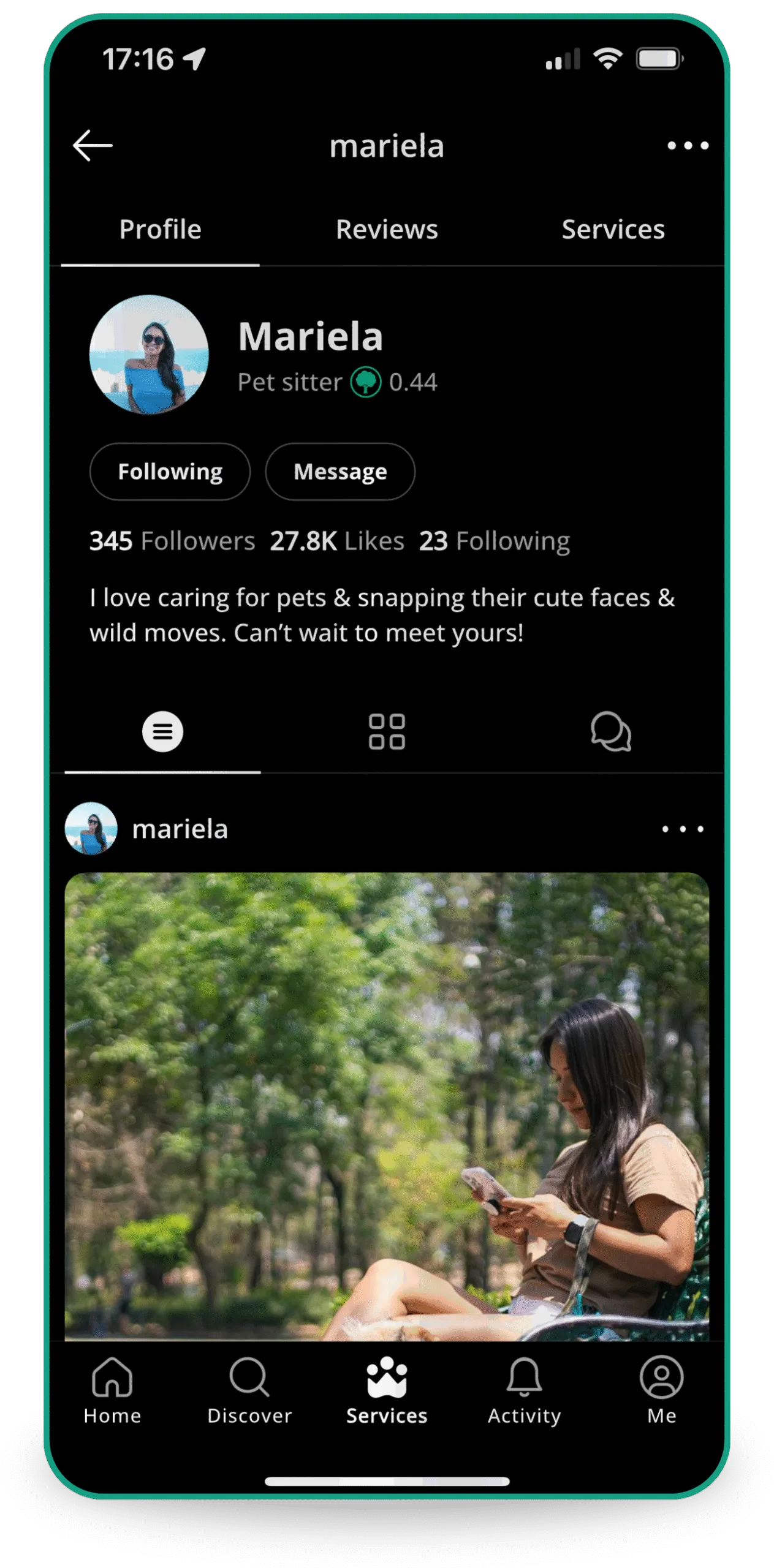 Download Petme app for pet sitters